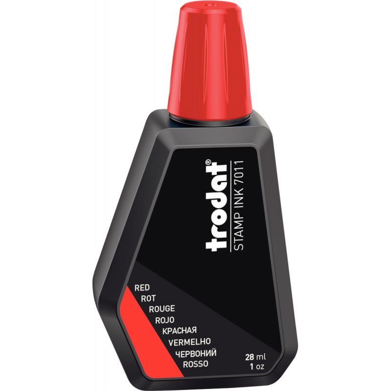 Image de  Flacon d''encre tampon  trodat coloris rouge 