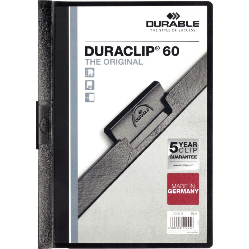 Image de  Paquet de 5 chemises DURACLIP 6mm noir 