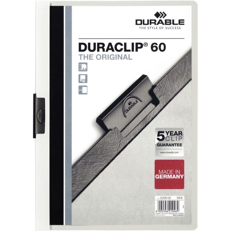 Image de  Paquet de 5 chemises DURACLIP 6mm blanc 