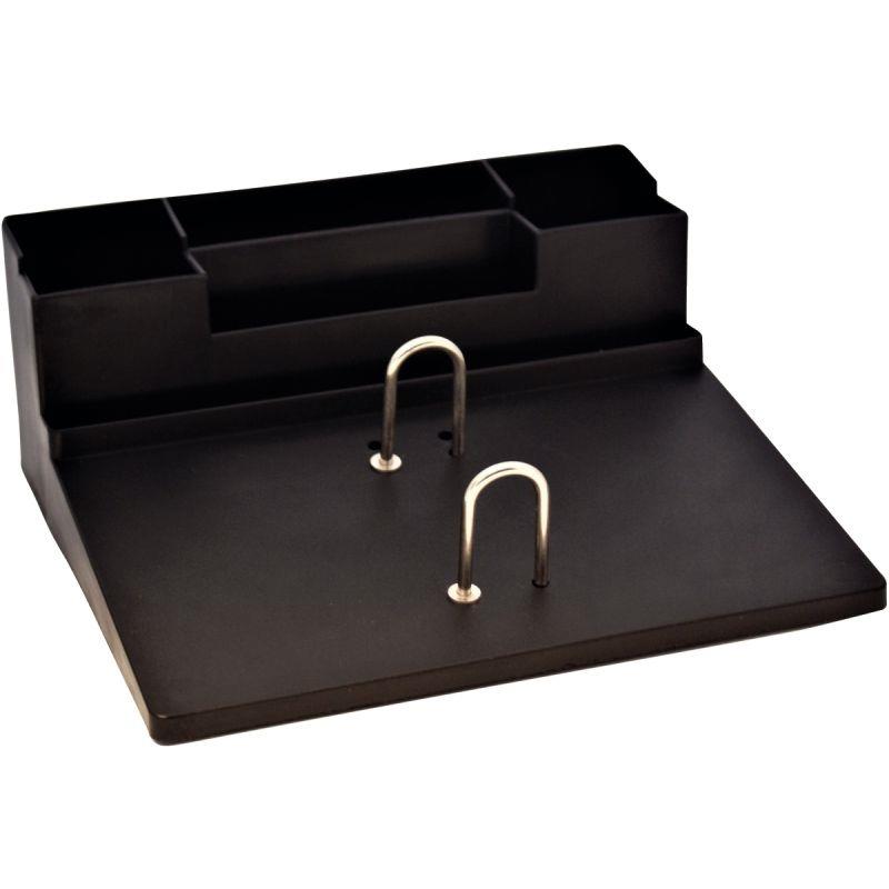 Image de  Porte-bloc éphéméride avec pot à crayons noir 