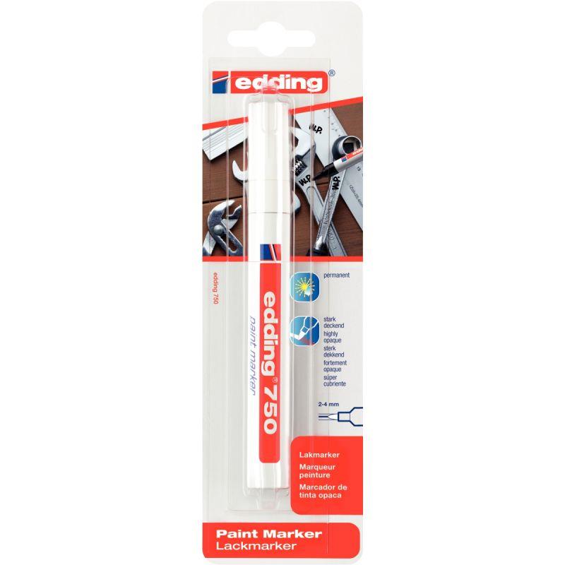 Image de  Blister de 1 marqueur peinture blanc 