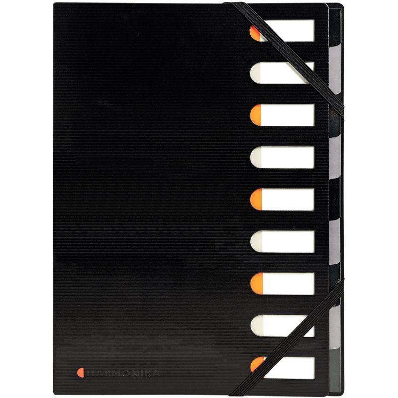 Image de  Trieur rigide dos extensible EXACTIVE 9 compartiments, noir 