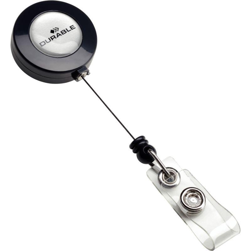 Image de  Paquet de 10 enrouleurs porte-badge 