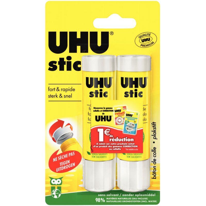 Image de  Blister de 2 bâtons de colles 21g Uhu stick 