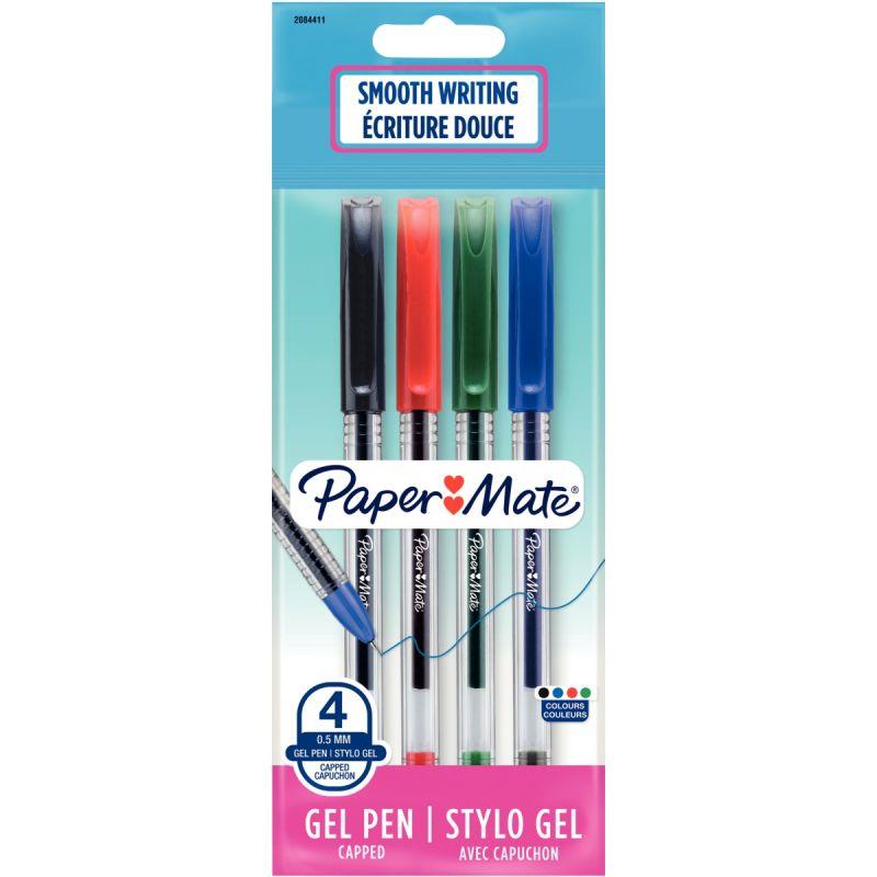Image de  Blister de 4 stylos gel assortis 