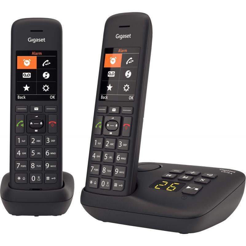 Image de  Téléphone gigaset C575 noir DUO 