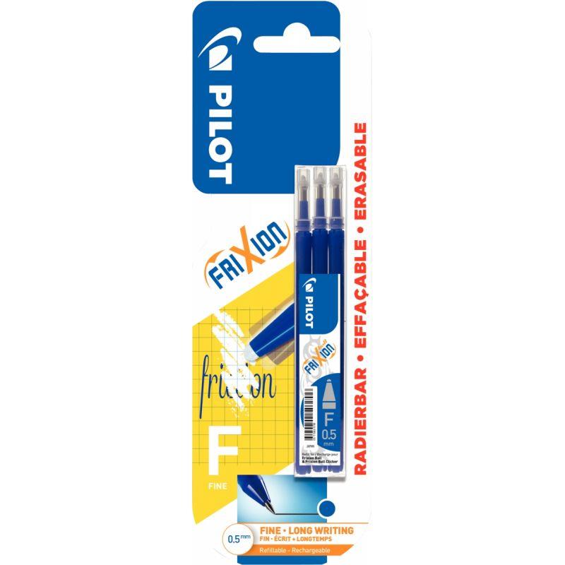 Image de  Blister de 3 recharges Frixion pointe fine noires 