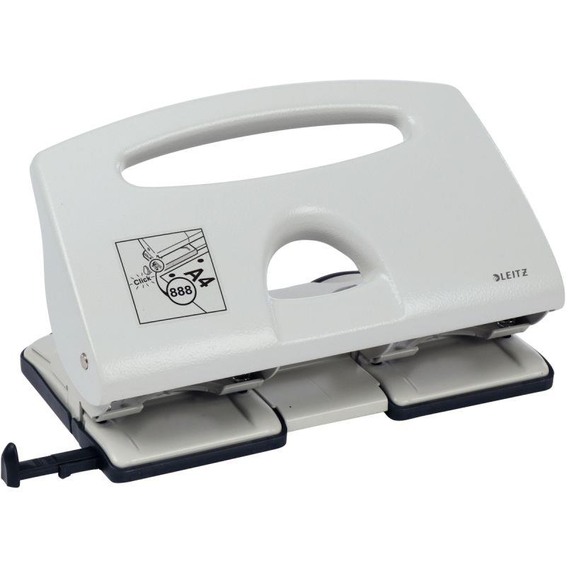 Image de  Perforateur 4 trous Leitz 40 feuilles gris 