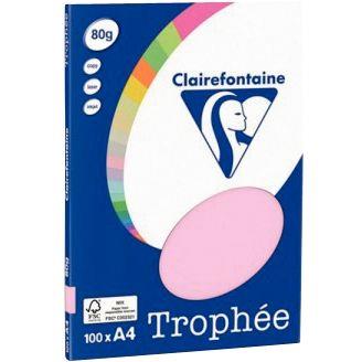 Image de  Pochette de 100 feuilles format A4 80g rose CLAIREFONTAINE 