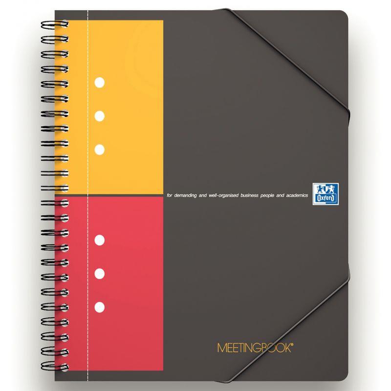 Image de  Reliure intégrale MEETINGBOOK format A5+ quadrillé 5x5, 160 pages perforées 