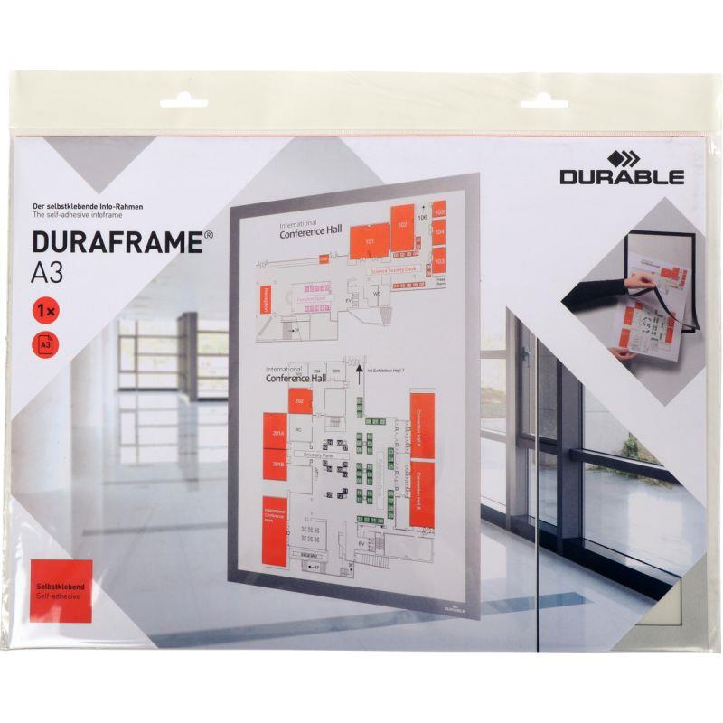 Image de  Cadre d''affichage Duraframe A3 argent 