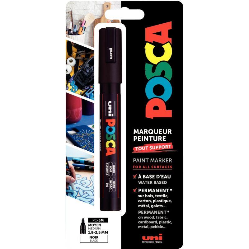 Image de  Blister 1 marqueur Posca noir 