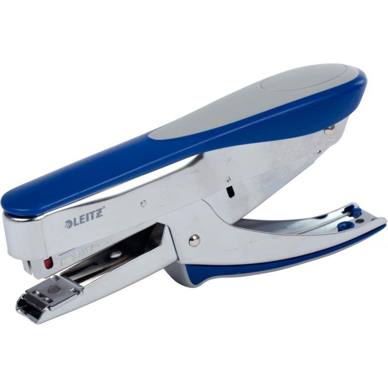 Image de  Agrafeuse pince Leitz 30 feuilles bleu gris 