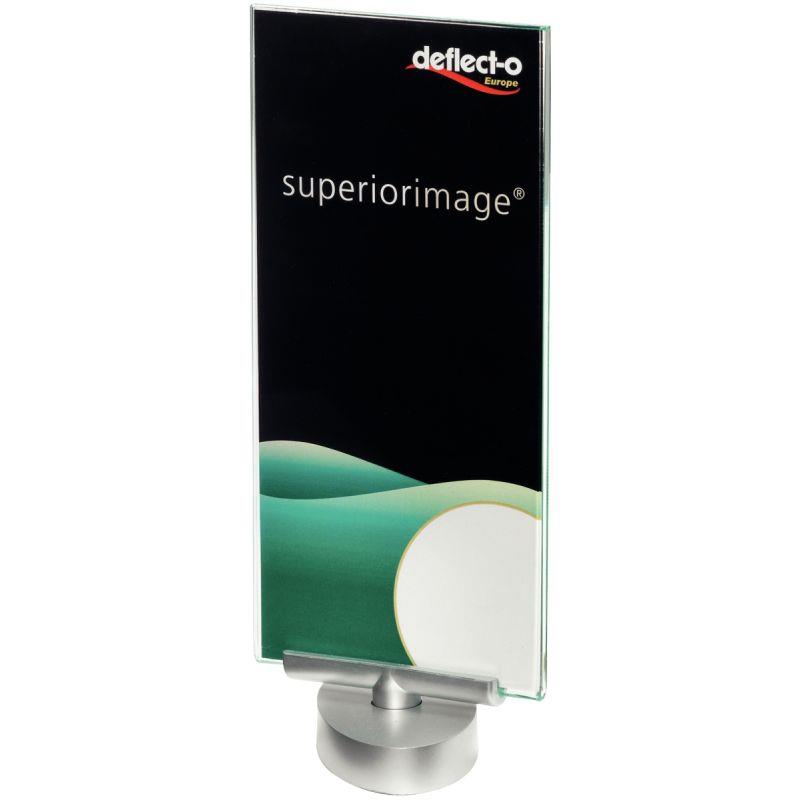 Image de  Porte-affiches vertical pivotant 1/3 de 210x297mm 