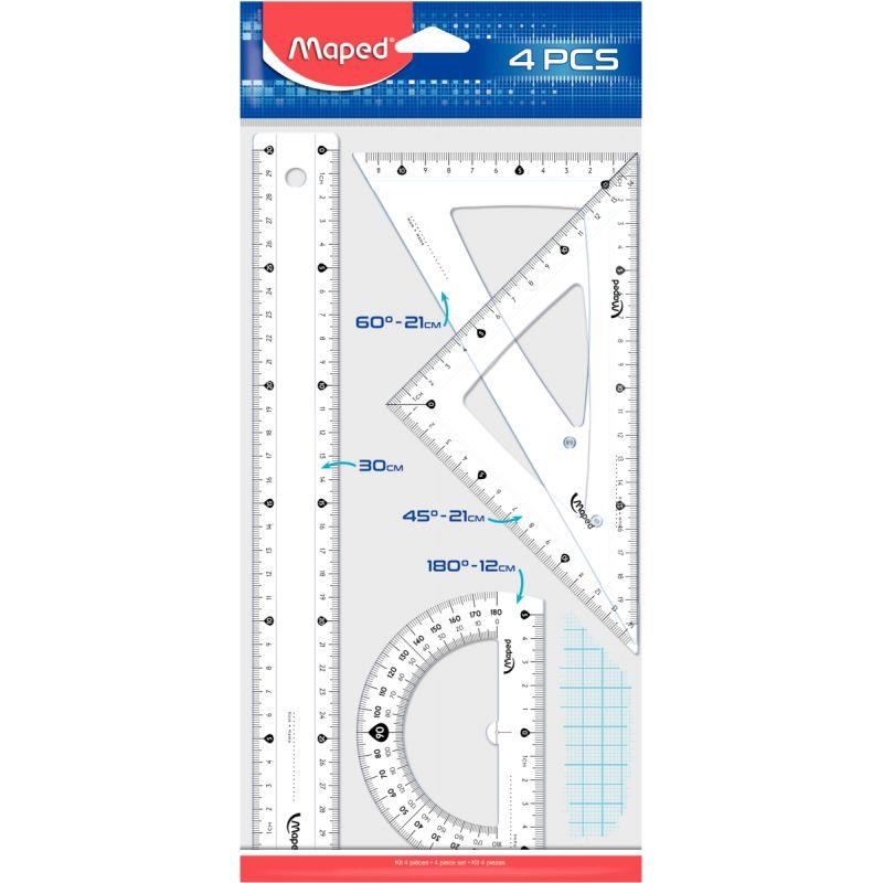 Image de  Set de 4 pièces de traçage MAPED 