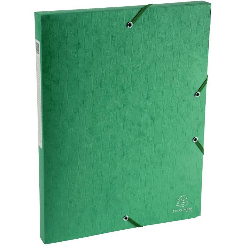 Image de  Boite de classement en carte lustrée SCOTTEN dos 2,5 cm, vert 