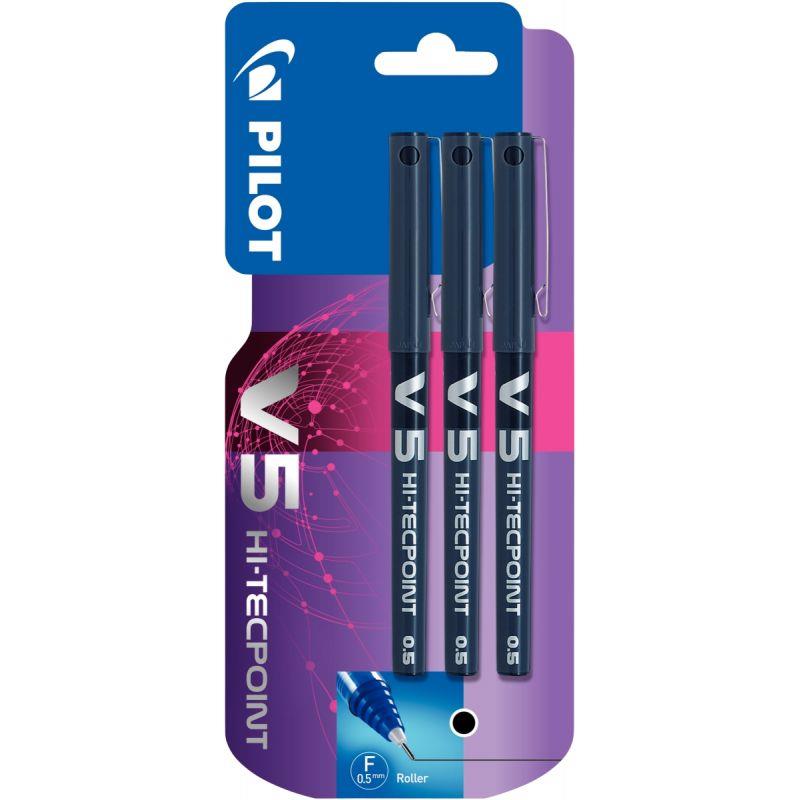 Image de  Blister de 3 rollers V5 noirs 