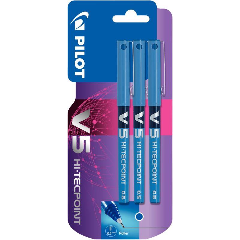 Image de  Blister de 3 rollers V5 bleus 