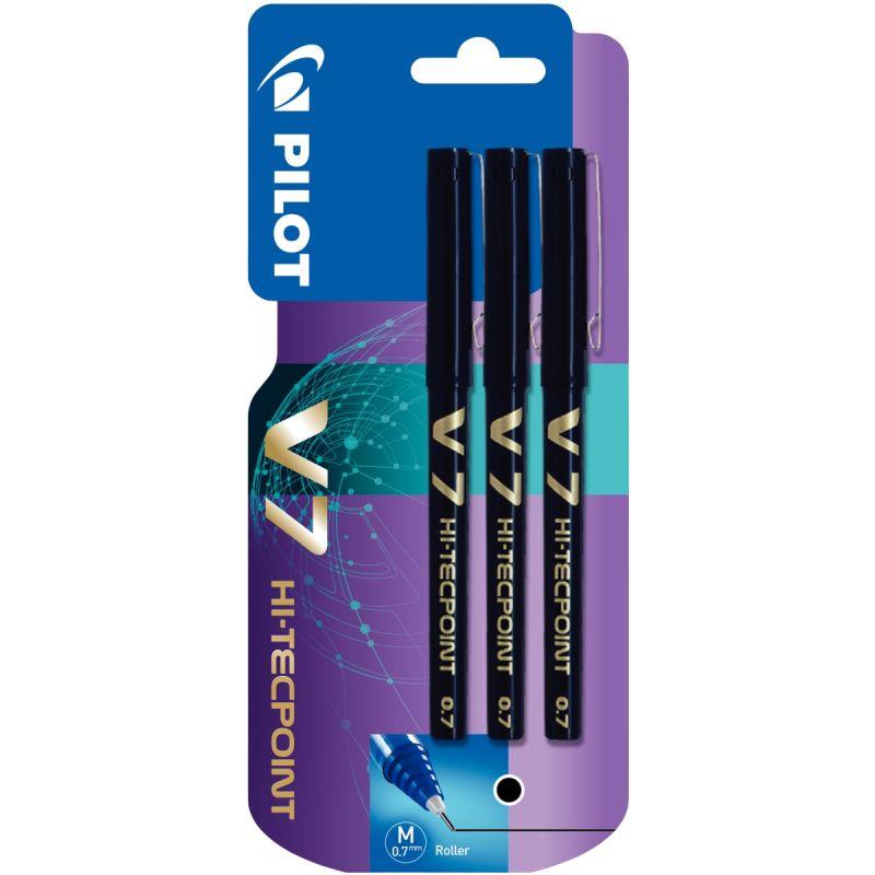 Image de  Blister de 3 Rollers V7 noirs 