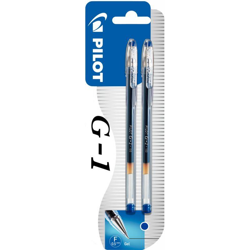 Image de  Blister de 2 stylos G1 bleus 