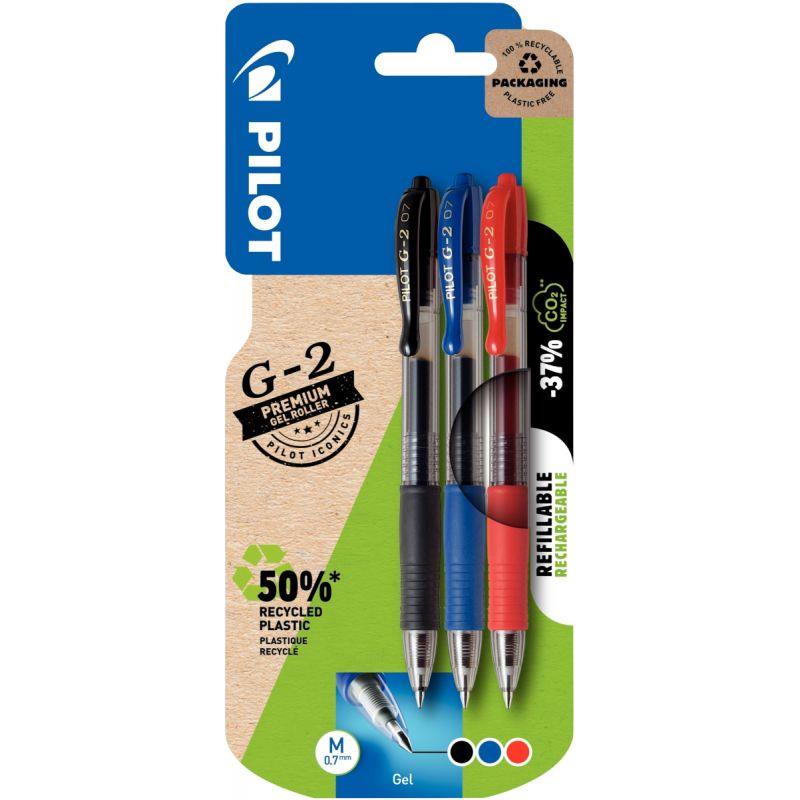 Image de  Blister de 3 stylos G2 assortis 