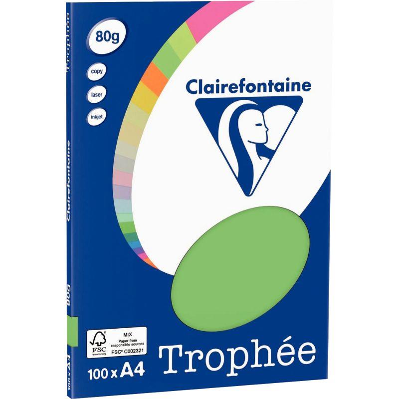 Image de  Pochette de 100 feuilles format A4 80g vert CLAIREFONTAINE 