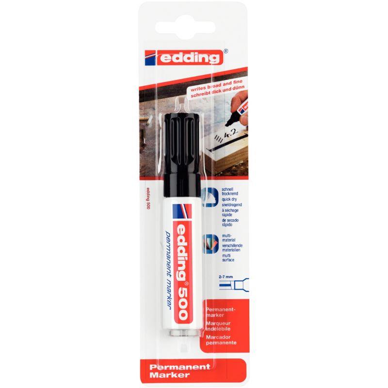 Image de  Blister de 1 marqueur permanent E500 noir 