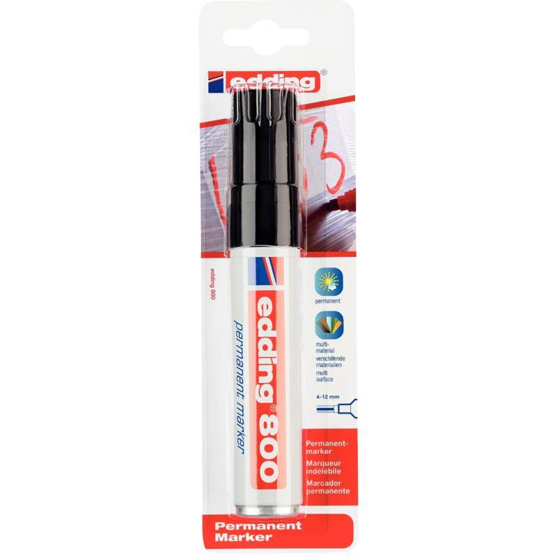 Image de  Blister de 1 marqueur permanent E800 noir 