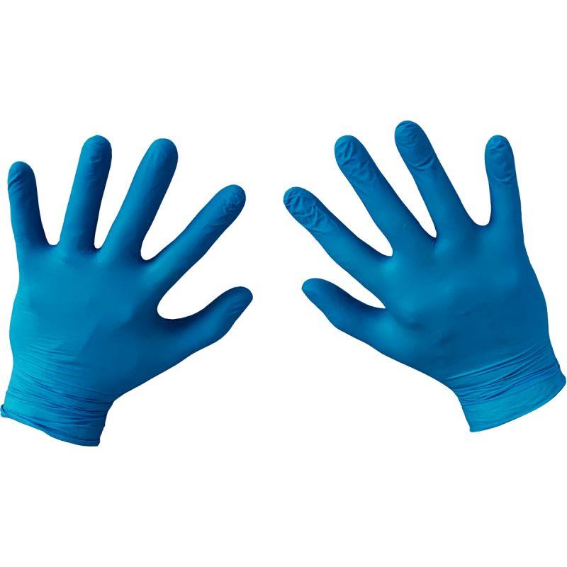 Image de  Boite de 100 gants en nitrile non poudré taille L 