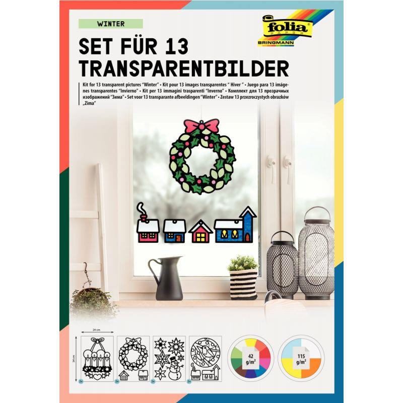 Image de  Kit calque et suspensions noel 