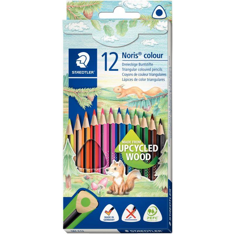 Image de  Étui de 12 crayons de couleur Noris Colour 187 