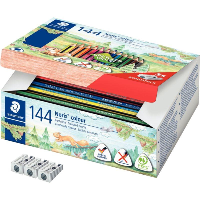 Image de  Classpack de 144 crayons de couleur Noris Colour 187 
