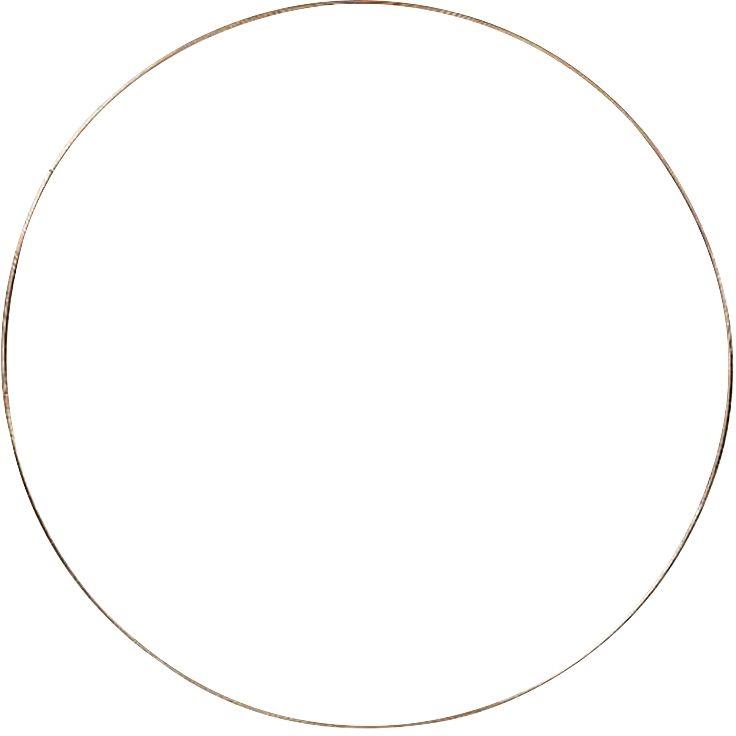 Image de  Lot de 10 anneaux métal cuivre 15 cm 