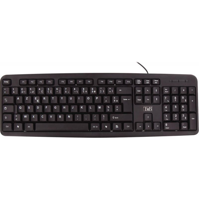 Image de  Clavier filaire T''NB Bridge Slim couleur noir 