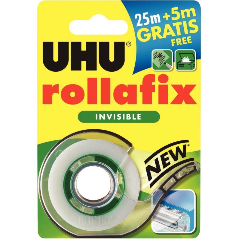 Image de  Rouleau adhésif UHU invisible 19mmx30m et dévidoir 