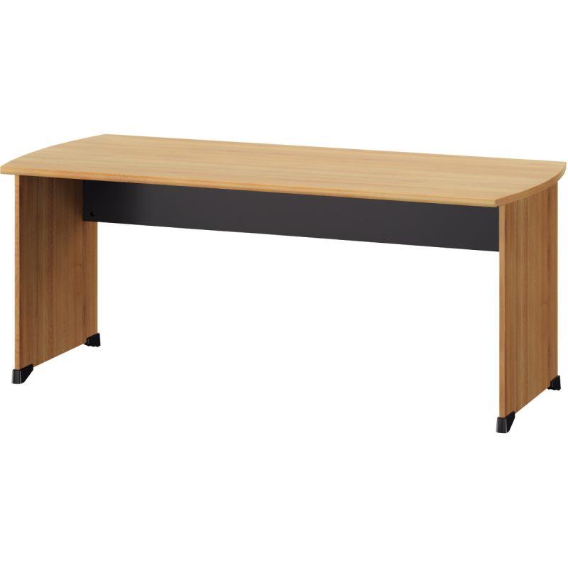 Image de  Table bureau pieds panneau L120 cm Jazz+ Chêne du Bocage 