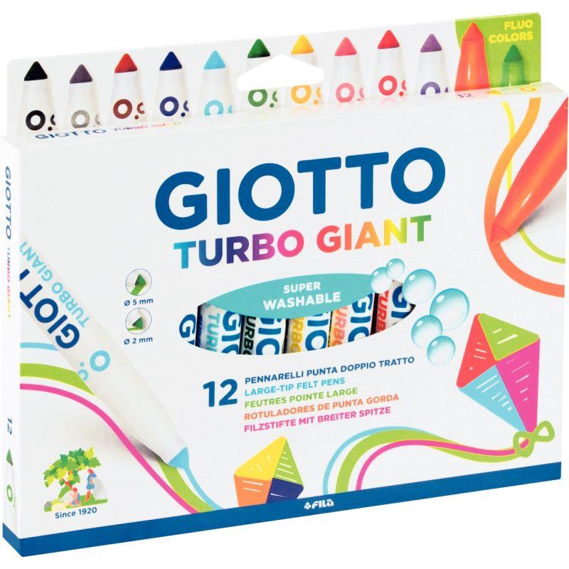Image de  Étui de 12 feutres Turbo Giant assortis 