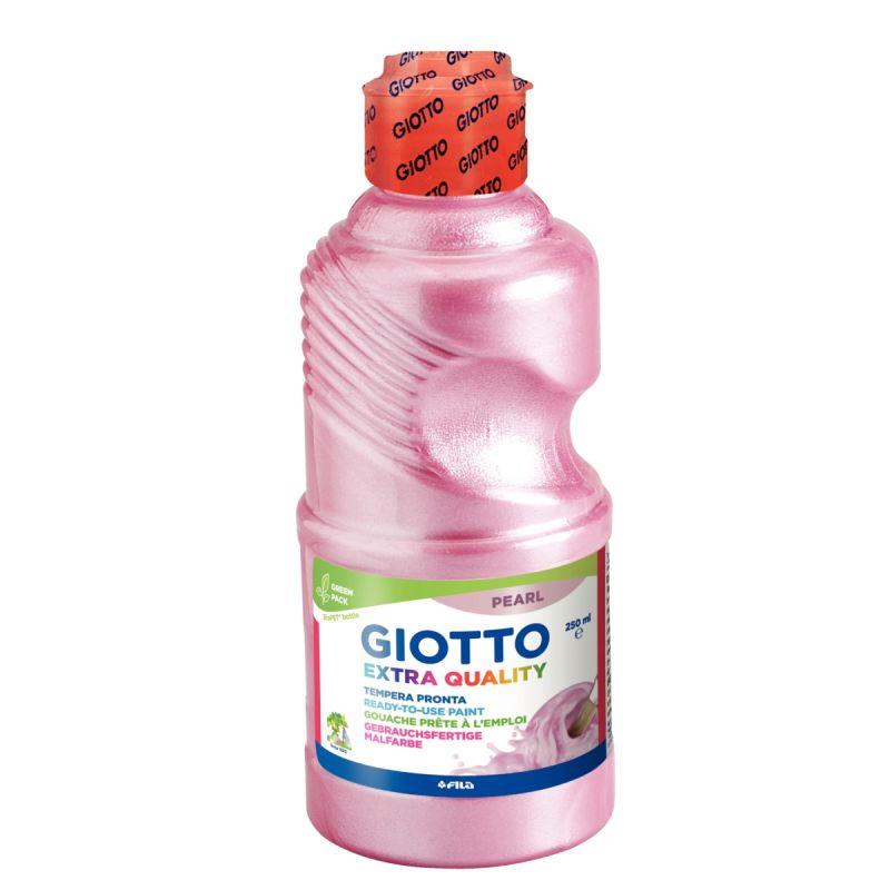 Image de  Flacon 250ml de gouache nacrée GIOTTO PEARL PAINT, coloris magenta 