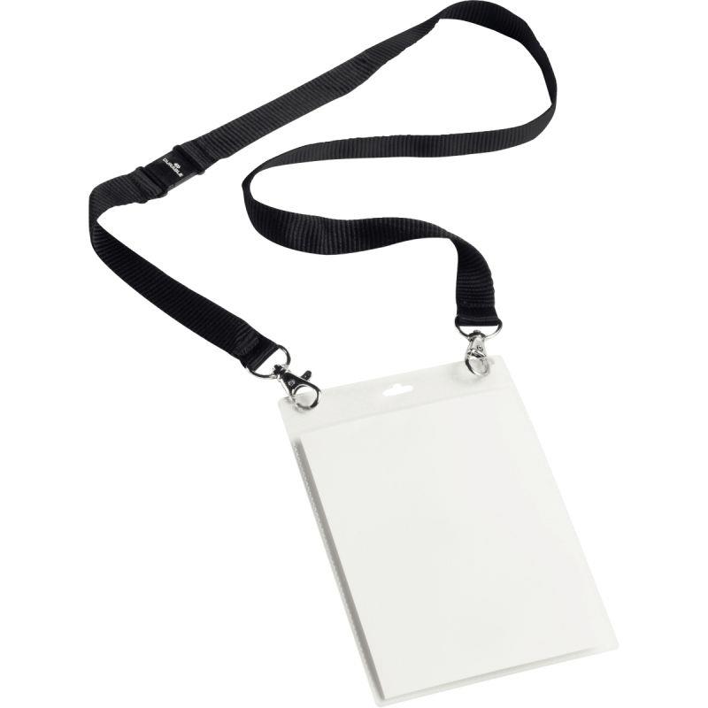 Image de  Boîte de 10 porte-badge A6 avec lacet 