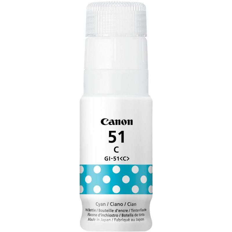 Image de  Canon 51 flacon d''encre cyan authentique (GI51C) 