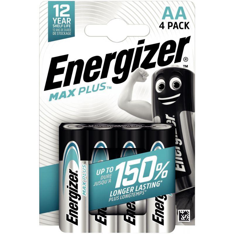 Image de  Blister 4 piles 1,5V Max Plus AA / LR06 