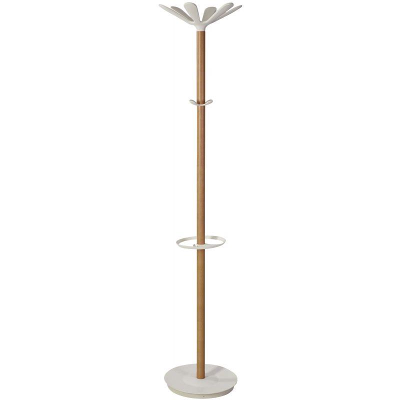 Image de  Portemanteau Nahow bois clair et blanc 