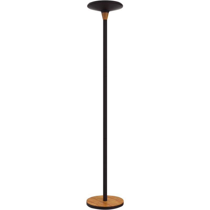 Image de  Lampadaire Baly Bamboo noir 