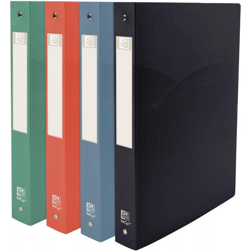 Image de  Classeur 4 anneaux en polypropylène OSMOSE RECYC+, format A4, dos 4 cm, coloris assortis 
