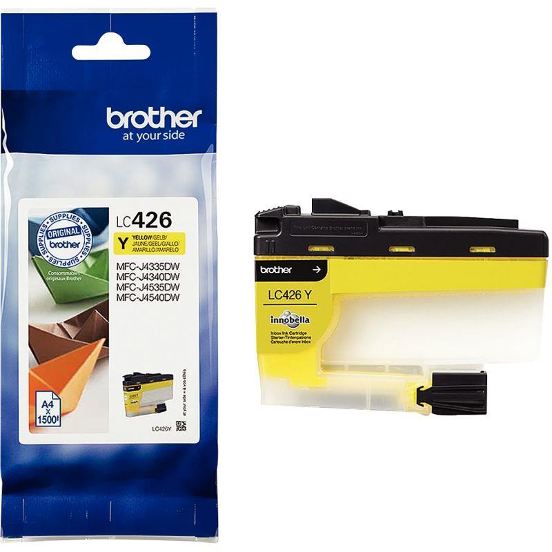 Image de  Brother ORIGAMI cartouche jet d''encre jaune authentique (LC426Y) 