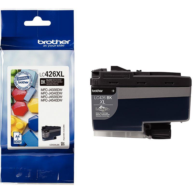 Image de  Brother AIMANT cartouche jet d''encre noire haute capacité authentique (LC426XLBK) 