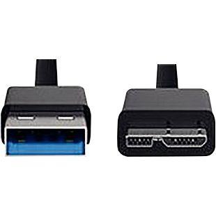 Image de  Cordon USB 3.2 type A vers micro USB B 2m noir 