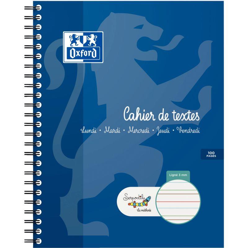 Image de  Cahier de texte DYS format 17x22 cm, 100 pages interligne 3 mm 