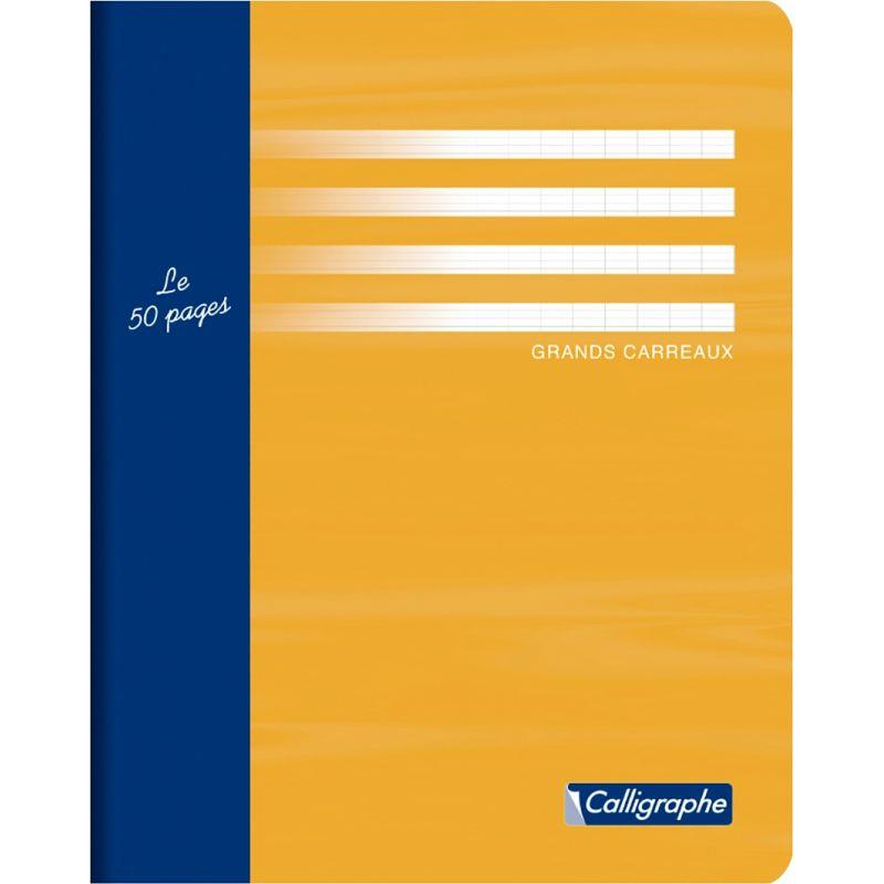 Image de  Cahier de brouillon 48 pages seyès 56g, format 17x22 cm 