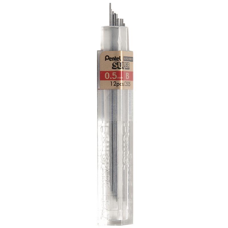 Image de  Étui de 12 mines Hi-Polymer 0,5 mm B 